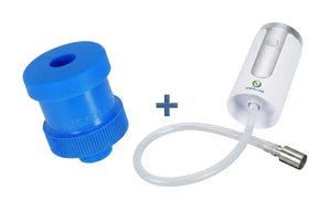 Jugfellow Dispenser Kit for turning common camp water containers into a hands-free dispenser